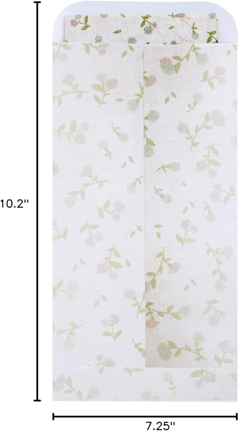 Paper Junkie Stationery Set - 7.25 x 10.2 In, Gold, 60 Sheets & 30 Envelopes - Letter Paper & Envelopes - Vintage Paper Designs