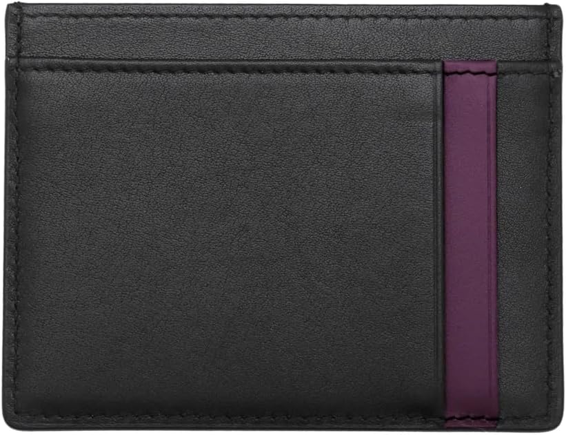 Piguet Genève – Luxury Fountain or Rollerball Pen Business Gift Set with Genuine Leather Card Holder, Premium Office Executive Gift (Fountain Pen, Amour Violet Set)