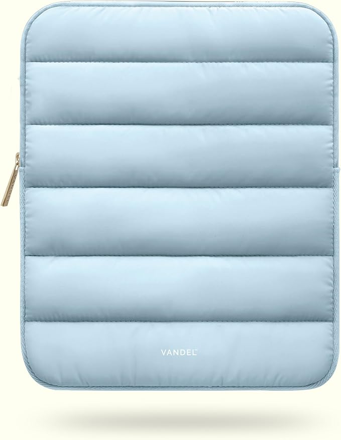 Vandel - The Original Puffy iPad Sleeve 9-11 Inch Tablet Sleeve, Blue i Pad Case for Women and Men, Cute iPad Air Pouch, 9 10 Inch, 11 Inch Bag