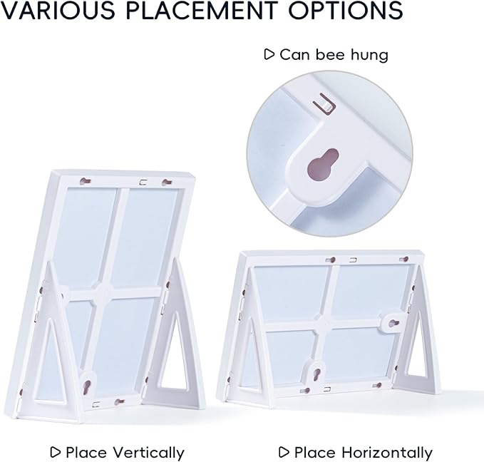 White Board Dry Erase Board 11.8 x 8.3 Inches, Small Stand-Up or Hangable Desktop Dry Erase White Board, with 2Markers, Dry Erase Whiteboard Easel for Desk