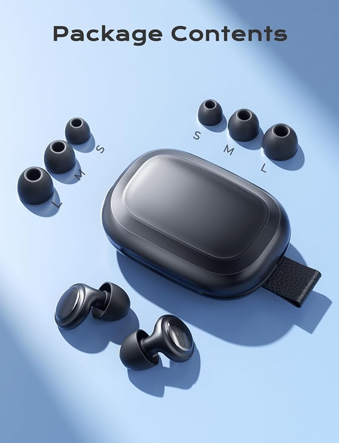 Yawsoy Concert Ear Plugs, 45dB Noise Cancelling Earplugs with 3 Eartips 1 Case, High Fidelity Hearing Protection Ear Plugs for Concerts Work Airplane Focus etc