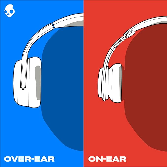 Skullcandy Icon ANC Wireless On-Ear Bluetooth Headphones, Active Noise Cancelling, 60 Hours Battery, Sweat Water Resistant, Foldable Durable Travel Ready, Microphone for iPhone Android - Realtree APX