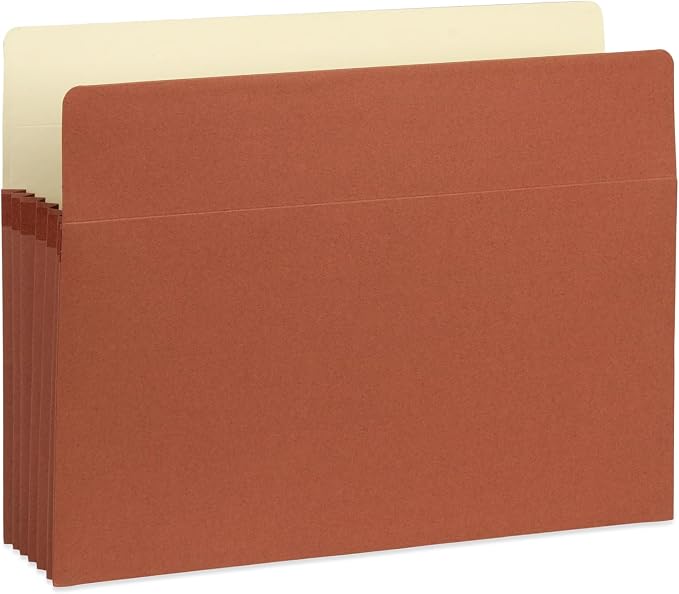 Blue Summit 10 Expanding File Pockets, Accordion File Folders Letter Size, 5.25” Expandable Pockets, Assorted Colors (Pack of 2)