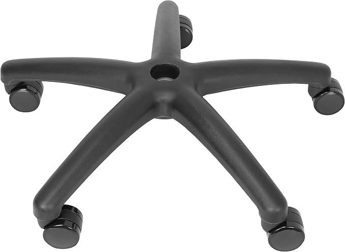 BenchPro High Back Deluxe Polyurethane Chair with 18” Adjustable Footring and Heavy Nylon Base, 21.5"-31.5" Height Adjustment, 450 lbs Capacity