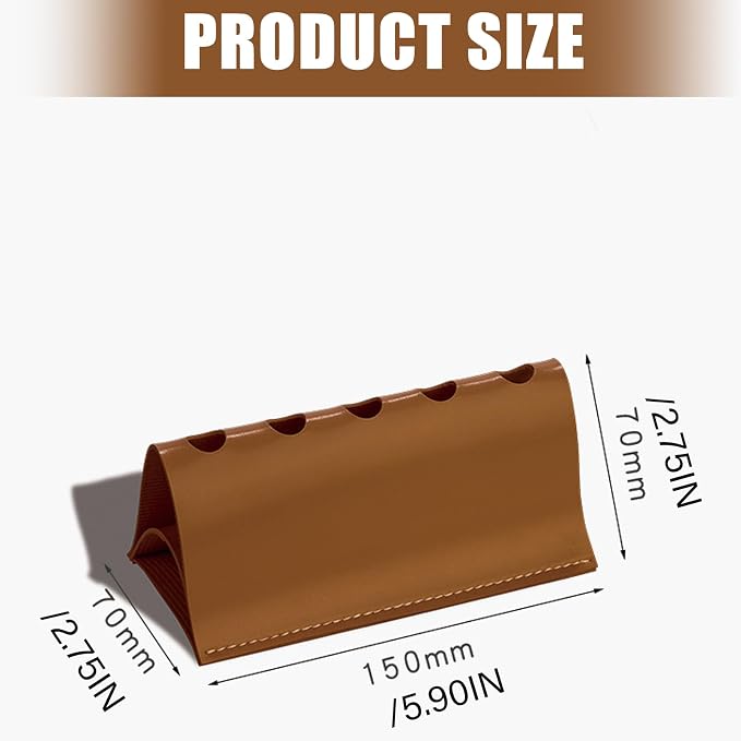 Modern Minimalist Leather Desk Tray for Pencils, Pen Accessories, Office Organisation and Workplace Decoration, Elegant Desk Organiser