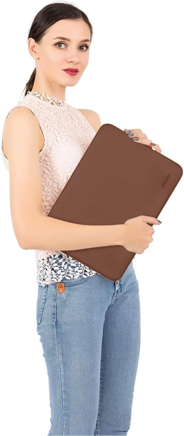 MOSISO Laptop Case 13 inch, 13 inch Laptop Sleeve Bag Compatible with MacBook Neo/Air M5 M4 M3 M2 M1 2026-2018 / Pro M2 M1 2026-2016, Neoprene Computer Sleeve Bag with Small Case, Caramel Brown