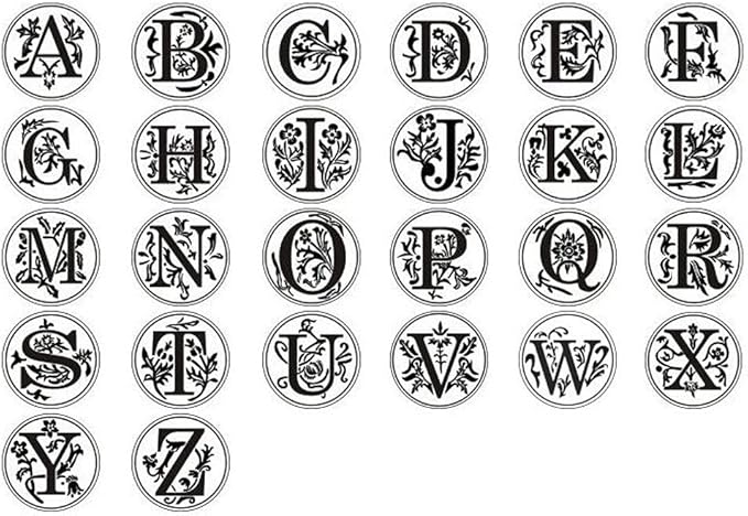 Wax Seal Stamp kit- Retro Sealing Wax Candle + Classic Initial Alphabet Sealing Stamp Letter R - in Blue Gift Box