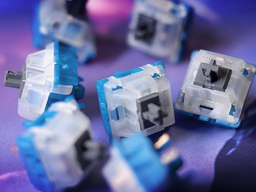 CHERRY MX Northern Light Switch Kit, 36 Mechanical Keyboard Switches, for DIY, Hot Swap or Gaming Keyboard, Linear Switch with No Click, Ultra-Smooth & Quiet