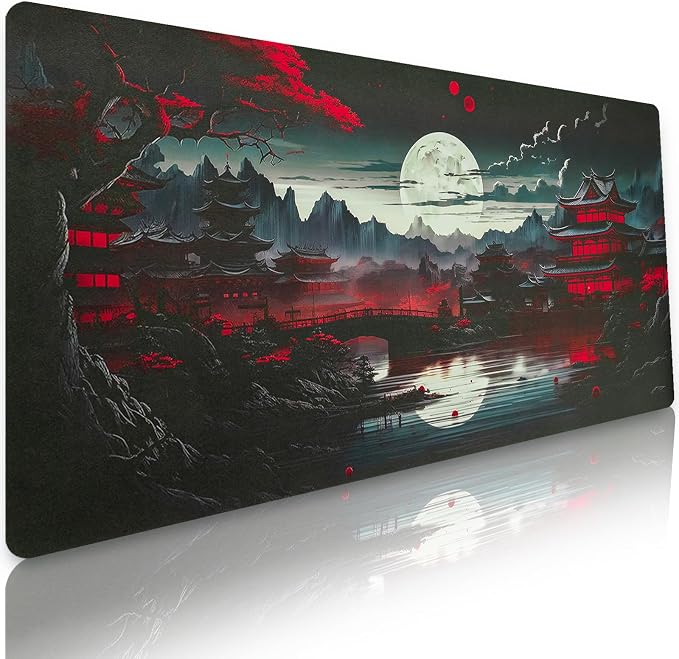 Bloss Japanese Style Desk Mat, Large Leather Desk Pad, Desk Matt for Desktop, Desk Pad Mat Waterproof, Computer Mat for Office Work/Home/Decor(31.5 x 15.7 Inches)