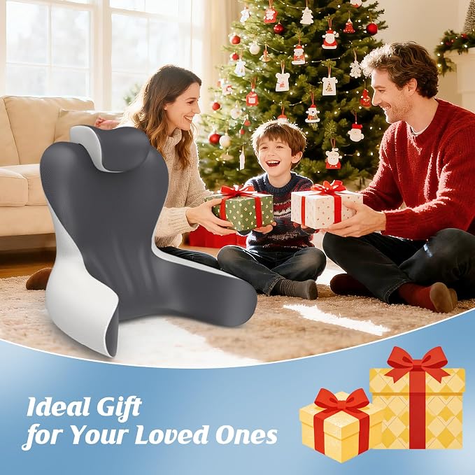 Reading Pillow for Sitting in Bed, 22”H Back Pillow for Sitting Up,Lumbar Rest & Neck Support Bed Pillows,Backrest Bed Chair with Arms for Reclining,Gaming,Resting,Watching TV in Couch or Floor