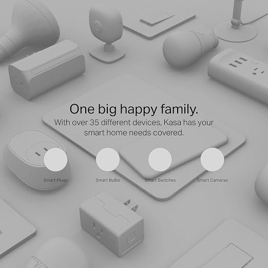 Kasa Smart Plug HS103P4, Smart Home Wi-Fi Outlet Works with Alexa, Echo, Google Home, No Hub Required, 15 Amp, UL Certified, 4-Pack, White