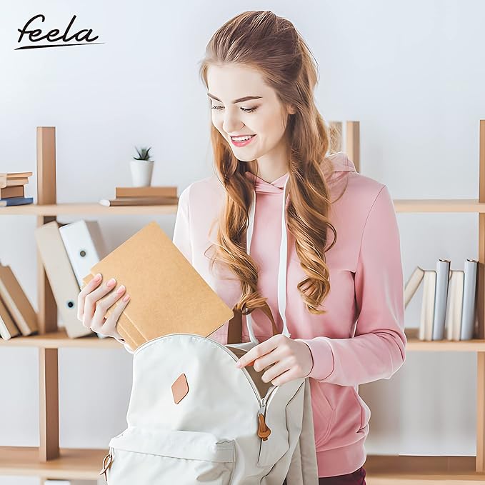 feela 30 Pack Blank Kraft Notebooks, Unlined Sketchbook Note Pad Travel Journal for Drawing Doodling Writing, Journal Bulk For Women Kids Students Office School Supplies, A5, 60 Pages, 8.3” X 5.5”
