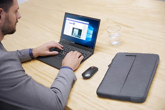 Lenovo Urban Laptop Sleeve 14 Inch for Laptop/ Notebook/Tablet Compatible with MacBook Air/Pro Water Resistant - Charcoal Grey
