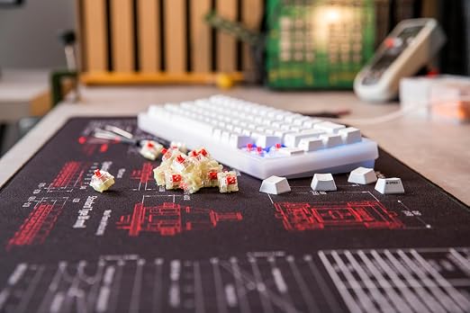 CHERRY MX2A RGB Silent RED Switch Kit, 36 Mechanical Keyboard Switches, for DIY, Hot Swap or Gaming Keyboard, Linear Switch with No Click, Smooth & Quiet
