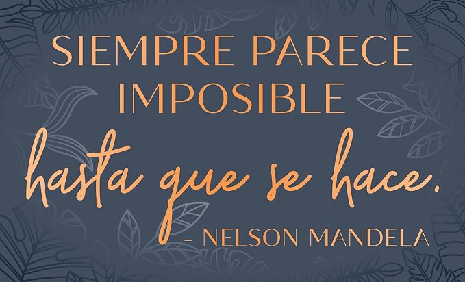 HoneyKICK Motivational Quotes (Inspirational Quotes) Framed Canvas - Inspirational Wall Art - Living Room Bedroom Office Decor for Women - Motivational Wall Decor Gift Espanol