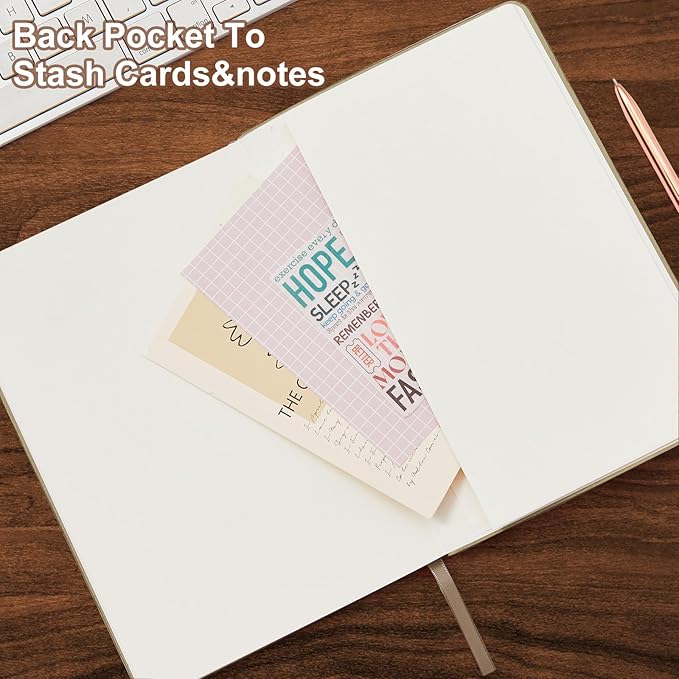 Lined Journal Notebook for Work College Ruled Note Book 7.2"x9.6" B5 PU Leather Daily Journaling 160 Pages for Women Men Writing Home School Supplies Business (Grey)