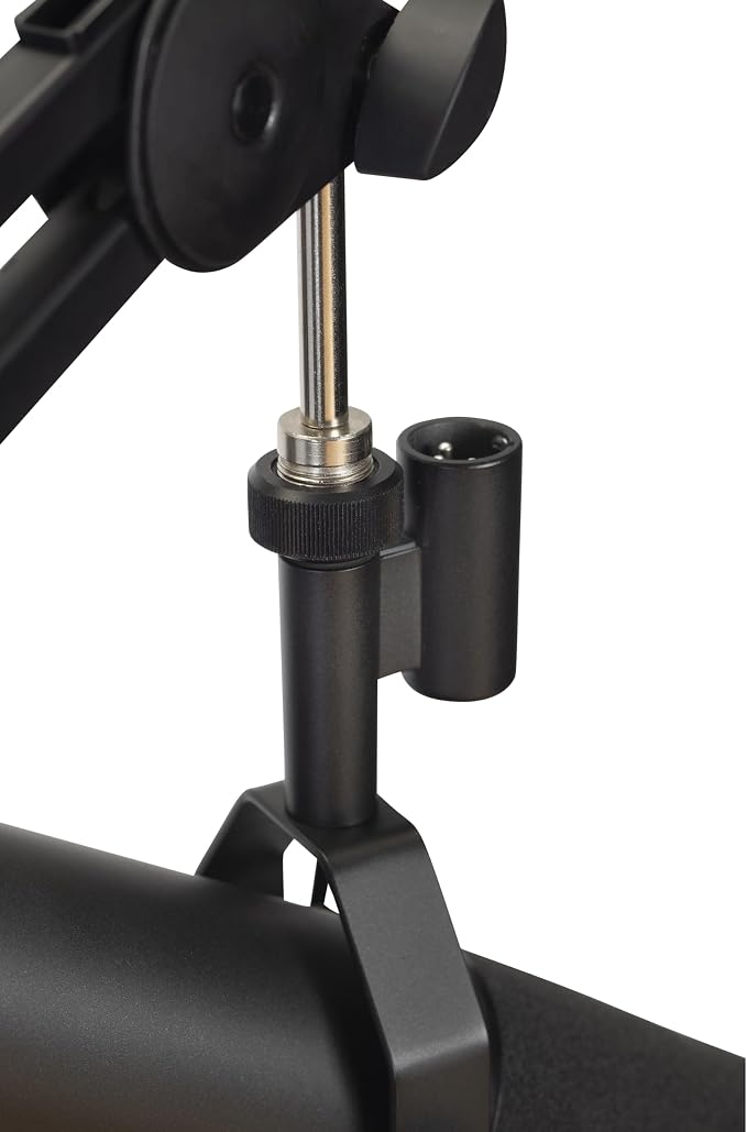 Gator Frameworks Deluxe Spring-loaded Desk-Mounted Microphone Boom Arm for Broadcasts, Podcasts, Content Creation, Live Streaming, & Similar Applications (GFWMICBCBM2000)