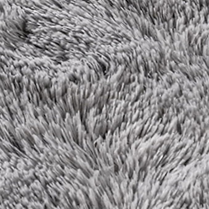 Zentavio Area Rugs for Living Room Grey Rugs for Bedroom 4x6 Carpet Fluffy Furry Soft Shag Aesthetic Plush High Pile Gray Throw Rug for Nursery Kids Room Dorm