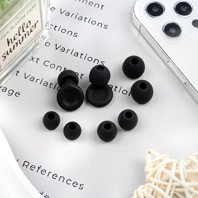 Noise Cancelling Ear Plugs for Sleep & Work – Reusable Silicone Ear Tips with 28dB Noise Reduction, Comfortable Hearing Protection for Concerts, Study & Social Use