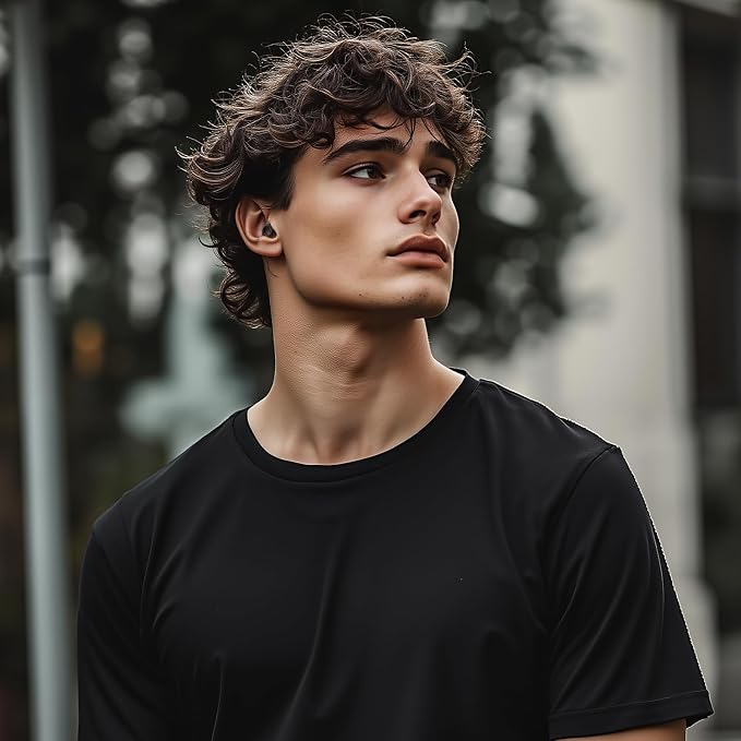 JUSTRVN Ear Plugs for Sleeping,2 Pairs of Stylish Reusable Noise Reduction Earplugs with 8 Pairs Tips & case,Hearing Protection Earplugs for Concert,Travel,Work,Live Events - 25dB-30dB