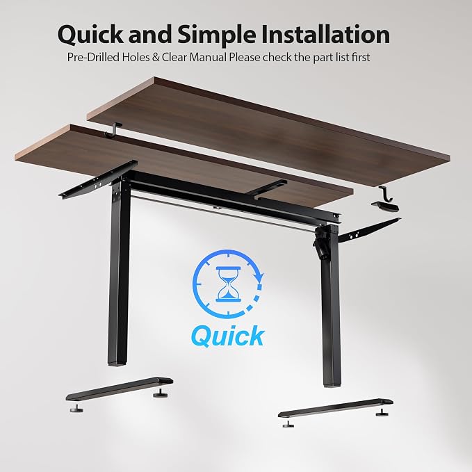 Agilestic Electric Standing Desk, 55 x 28 Inches Height Adjustable Desk, Sit Stand up for Work Office Home, Ergonomic Rising Computer Table with Memory Preset, Dark Walnut