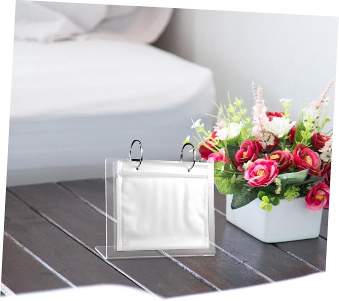 Table Top Flip Photo Album Acrylic Photo Storage Frame for Pictures Calendar Design