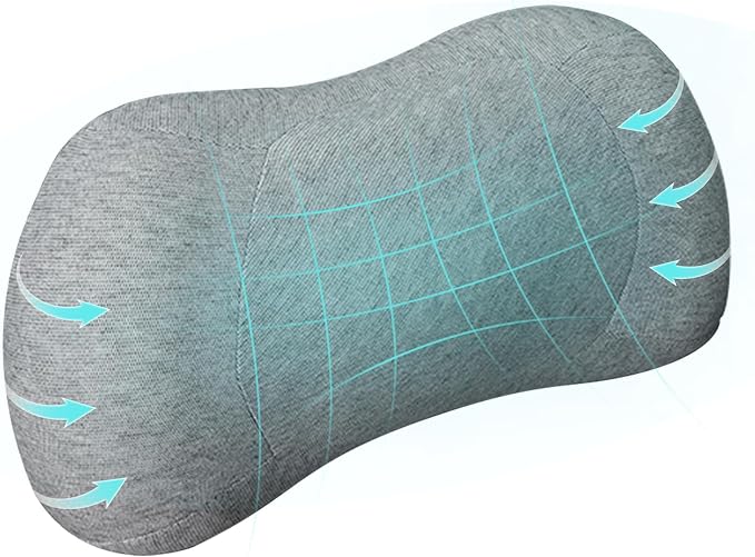 Lumbar Support Pillow for Office Chair Car | Ergonomic, Memory Foam, Fatigue Relief, Comfort and Support Your Back