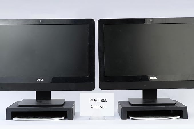 Vu Ryte Stackable 2 Inch Computer Monitor Riser Stand, VuRyser 2, Black, VUR 4855 (Single)