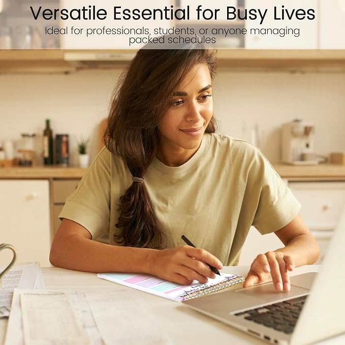 To Do List Notepad - To Do List Notebook for Work with 52 Sheets, Undated Daily Planner Perfect for Enhanced Productivity and Goal Achievement - Rosy Dawn