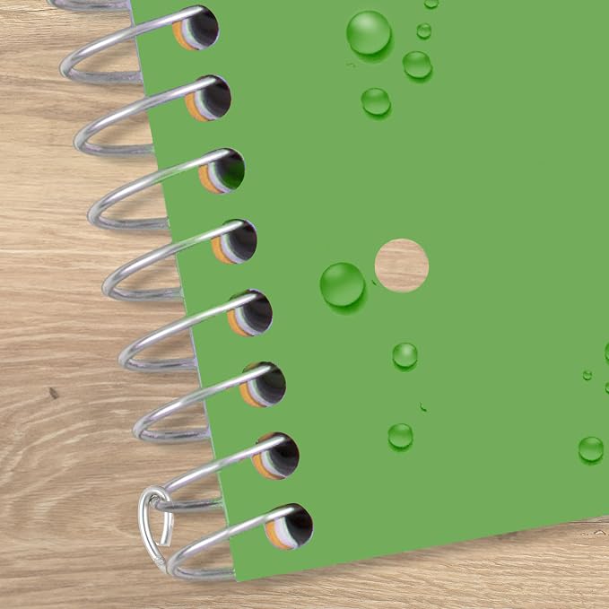 Five Star Spiral Notebook Plus Study App, 1 Subject, College Ruled Paper, 100 Sheets, 8-1/2" x 11", Forest Green (72055)