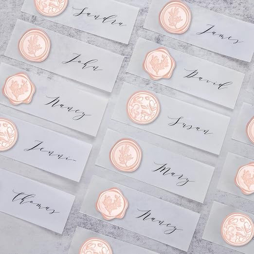 UNIQOOO Wax Seal Stickers - (3 Designs in 1 Pack) Wedding Invitation Envelope Seal Stickers, 60 Pcs Self-Adhesive Stickers, Perfect for Invitation, Christmas, Gift Wrapping