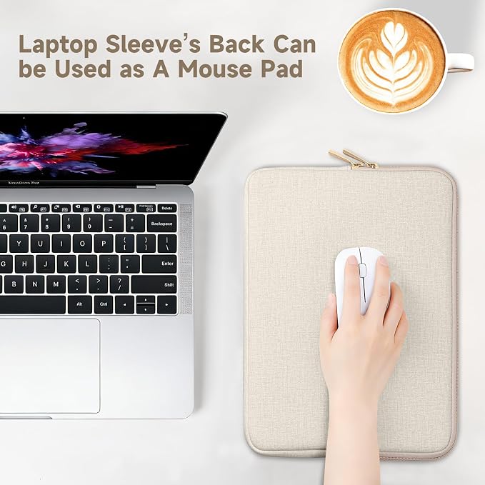 Laptop Case 15 inch, 15-16 inch Laptop Sleeve Compatible with MacBook Air 15 M4 A3241 M3 A3114 M2 A2941 2025-2023, Dell XPS 15, HP ASUS Lenovo Acer, Water-Resistant Computer Case Bag