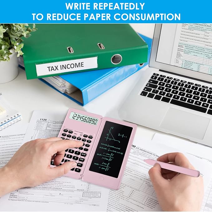 Scientific Calculators,IPepul Multi-Functional Pink Kawaii Calculator with Algebra, Trigonometry, and Calculus, Suitable for Students, Teachers, &Business Professionals, Lead for School Supplies(Pink