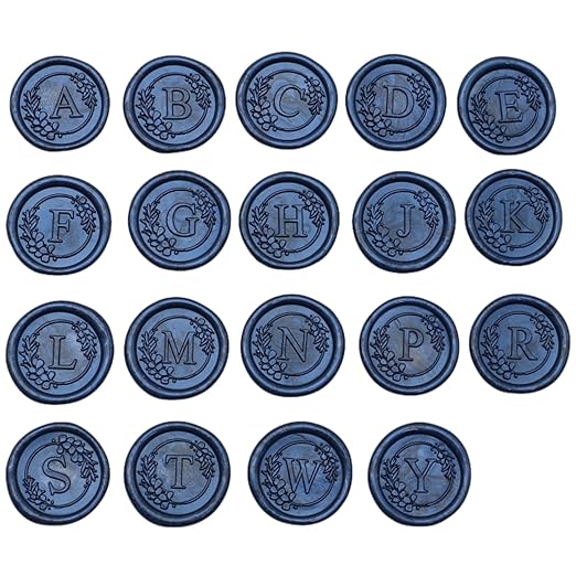 Initial Alphabet Wax Seal Stamp Set, Retro Letter L Sealing Stamp with 150Pcs Sealing Wax Beads in 5 Color, Melt Non Stick Spoon Pen Kit for Wedding and Christmas (L)