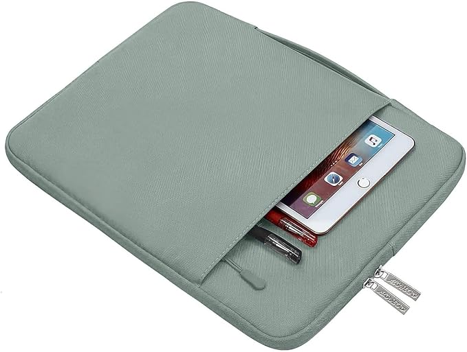 MOSISO Laptop Case 16 inch, 15-15.6 inch Laptop Sleeve with Handle Compatible with MacBook Pro 16 M5 M4 M3 M2 M1, HP Acer Dell Lenovo ASUS, Polyester Multifunctional Computer Bag, Antique Green