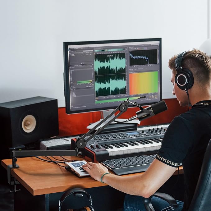 TONOR Microphone Boom Arm, Low Profile Mic Arm