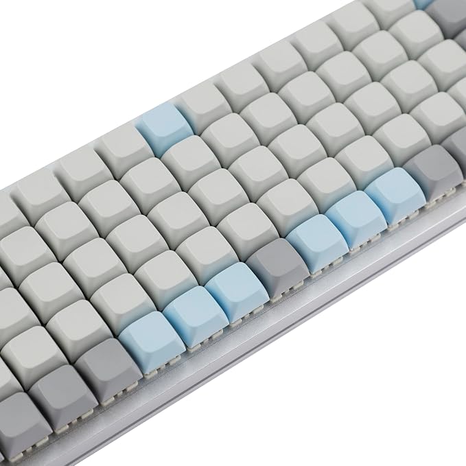 YMDK XDA DSA Blank PBT Keycaps Suitable for Ortholinear Layout MX Keyboard XD75 ID75 Split36 Split46 Planck Preonic Niu40 (Only Keycap)