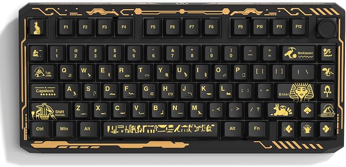 Cherry Profile PBT Keycaps,135 Keys Keycap Set, Dye-Sublimation, Cherry Profile, Cute Anime Theme for Most 60% 65% 75% 80% 100% US Layout Cherry MX Switches Mechanical Keyboard