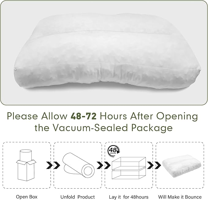 JZHLLA Shredded Foam Sofa Back Cushions Replacement Fluffy Memory Sponge Couch Pillow with Quilted Design 31x18x5 Inch Lumbar Support Pillow for Sofa Bed Floor