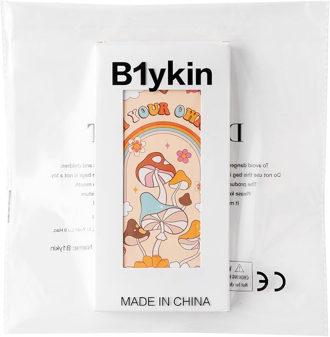 B1ykin Cute Sticky Notes Set - Crow Your Own Way Self-Stick Notes Pad, 550 Sheets Writing Memo Pages Sticky Notepad for Teacher Appreciation Gift, School Office Party Favors Supplies (Retro Mushroom)