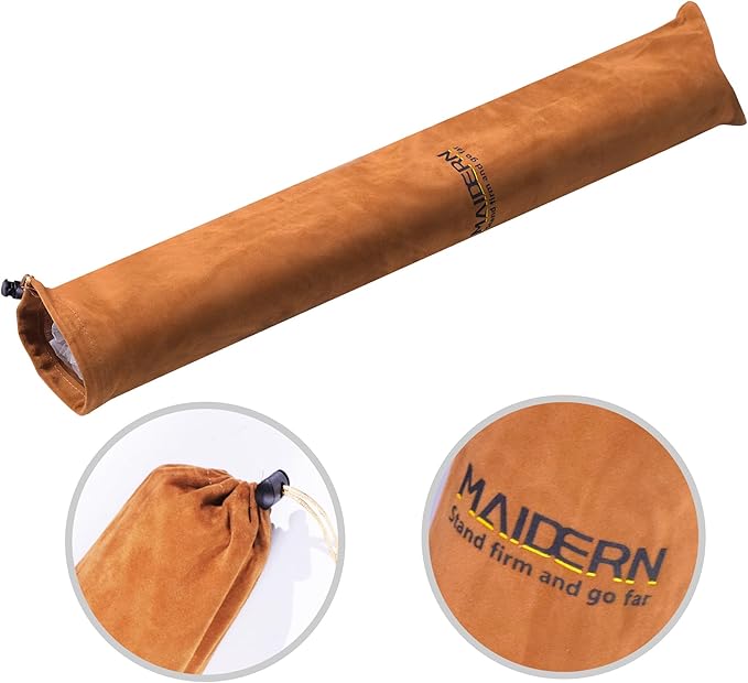 MAIDERN 55" x 24" Cork & Leather Desk Pad, Large XXL Mat, Full Mouse Pad, Dual Sided Protector for Gaming Home Office (Cream)