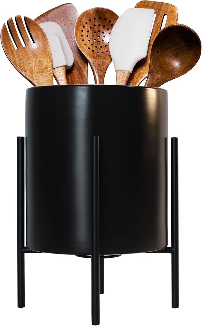 Desk Organizer,Large Capacity Black Pencil Container,Office Supplies Organizer for Students, Home, Workspace