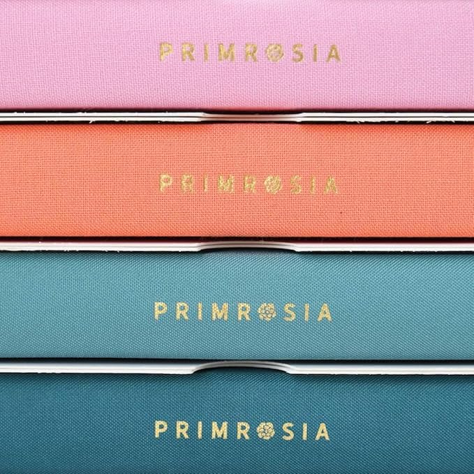 Primrosia A5 Dot Grid Watercolor Journal Notebook – 160 pages I 160gsm Premium Heavy Paper, No Bleed – Luxe Linen Hard Cover with Cute Deer Slip Cover (Toucan Summer)
