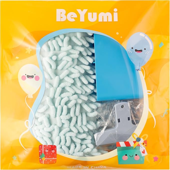 BeYumi Blue Locker Accessories Kit - Back to School Blue Bow Locker Organizer Decoration Supplies for Girls Magnetic Wallpaper Pen Holder Whiteboard Marker Mirror Magnets Rug Classroom Accessories Kit