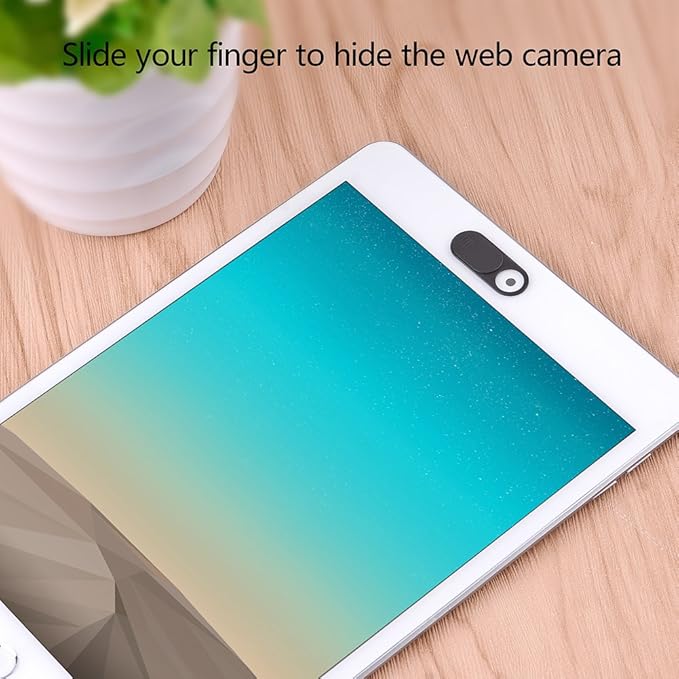 Webcam Cover, 0.035 Inch Ultra-Thin Slider Camera Cover for MacBook Pro, Laptop, Mac, PC, Surfcase Pro, iPhone, Protecting Your Digital Life (2 PCS)