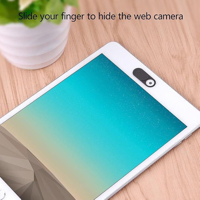 Webcam Cover, 0.035 Inch Ultra-Thin Slider Camera Cover for MacBook Pro, Laptop, Mac, PC, Surfcase Pro, iPhone, Protecting Your Digital Life (2 PCS)