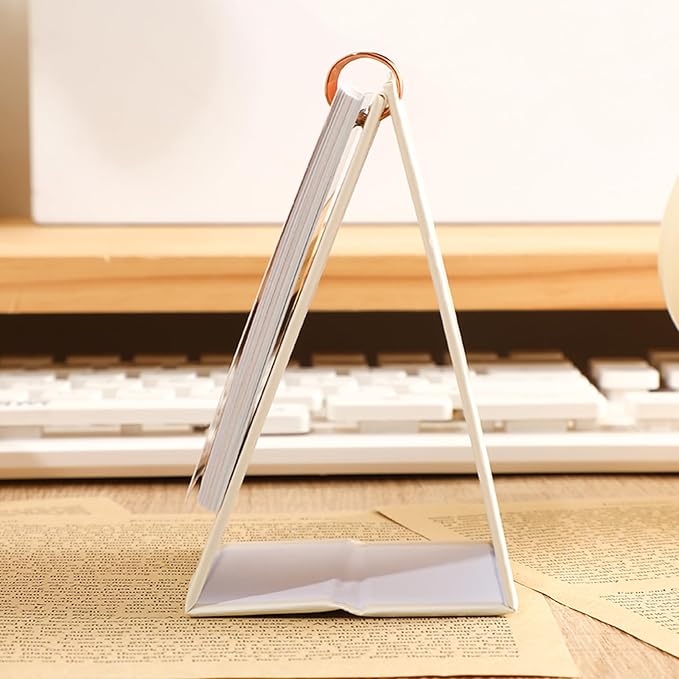 Mini Desk Calendar 2026-2027 - Runs From July 2026 until Dec 2027 Monthy Small Desktop Calendar 250 GSM Thick Paper Twin-Wire Binding for Home or Office (Pink)