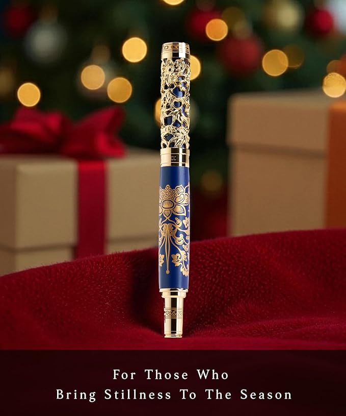ARTEX Executive Rollerball Pen-Museum Collections-Crafting Timeless Beauty-Luxury Pen Gift & Office Desk Decor, German SCHMIDT refill, Solid Metal Texture