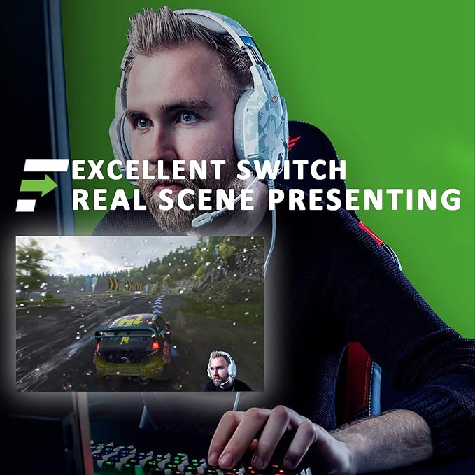 【Wider Style】 RAUBAY 78.7 x 82.7in Large Collapsible Green Screen Backdrop Portable Retractable Chroma Key Panel Photo Background with Stand for Video Conference, Photographic Studio, Streaming