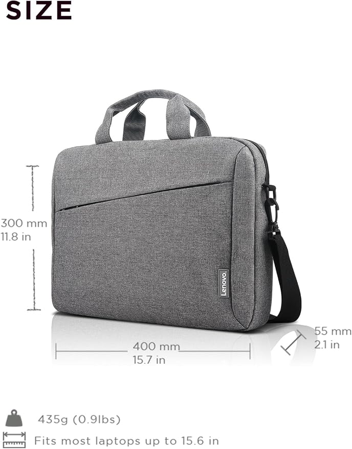 Lenovo Laptop Carrying Case T210, 15.6-Inch Laptop and Tablet, Sleek Design, Durable and Water-Repellent Fabric